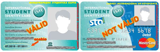 ISIC card valid ticket machu picchu