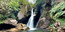 The waterfalls of Machupicchu Pueblo